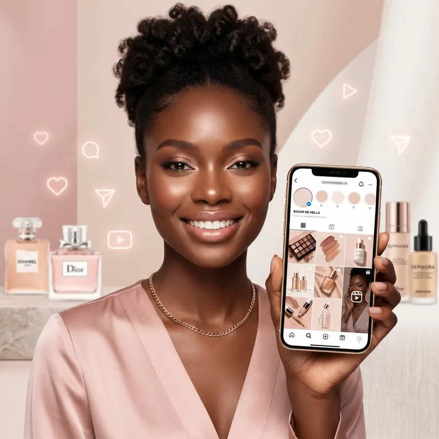 Bazar de Hella sur les réseaux sociaux